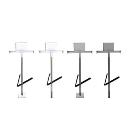 Protectores metálicos para mobiliario urbano 697 Sujeta contenedor de pedal