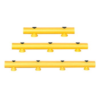 Guardarraíl de polietileno amarillo Ø100 mm