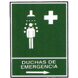 Fotoluminiscente 906 Duchas de emergencia