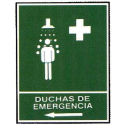 Fotoluminiscente 907 Duchas de emergencia