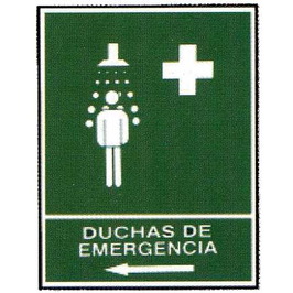 Fotoluminiscente 907 Duchas de emergencia