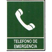 Fotoluminiscente 912 Teléfono de emergencia