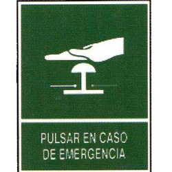 Fotoluminiscente 913 Pulsar en caso de emergencia