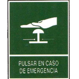 Fotoluminiscente 913 Pulsar en caso de emergencia