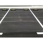 Tope de caucho para parking de 60x15x11,5cm