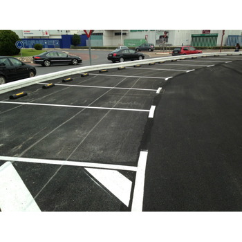 Tope de caucho para parking de 60x15x11,5cm