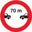 R-300 Separación mínima