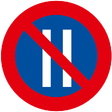 R-308b Estacionamiento prohibido los días pares