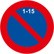R-308c Estacionamiento prohibido la primera quincena