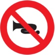 R-310 Advertencias acústicas prohibidas