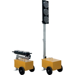 Semáforos, cascadas, placas cubre zanjas 2005 Juego semáforo portátil plegable LED (pareja)