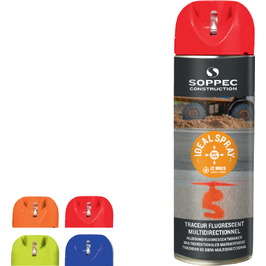 Sprays de marcaje  Spray fluorescente multidireccional 360º IDEAL
