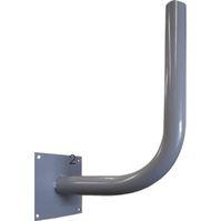 Soportes, abrazaderas y desplazadores para señales  Soporte de pared curvo para señal MOPU