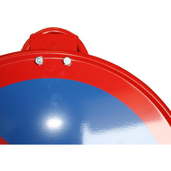 Trípode tubular lacado rojo