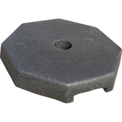 Bases metálicas o de caucho para postes y vallas 8020-7K Base de caucho para poste de Ø60mm