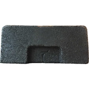Base caucho para valla de obra 16 kg  Ø45 mm