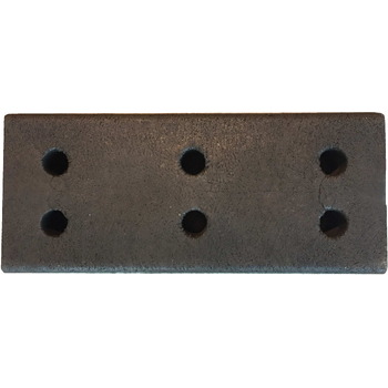 Base caucho para valla de obra 16 kg  Ø45 mm
