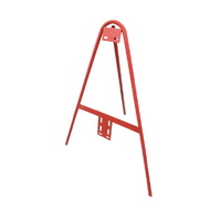 Trípodes para señales 412 Trípode tubular lacado rojo para señales MOPU 60 y Económica 50cm