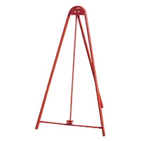 Trípodes para señales 435 Trípode Alquilador Gigante tubular lacado rojo para cualquier señal