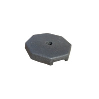 Bases para postes 8020-7K Base de caucho para poste de Ø60mm