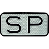 Placas indicadoras y de transporte  V9 Placa SP - servicio público