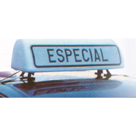Placas indicadoras y de transporte 593A V21 Cartel avisador vehículo especial
