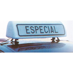 Placas indicadoras y de transporte 593A V21 Cartel avisador vehículo especial