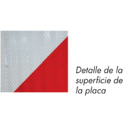V20 Placa señalización para vehículo con carga sobresaliente