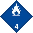 MP14 Peligros de Clase 4.3 Materiales que al contacto con el agua, desprenden Gases Inflamables