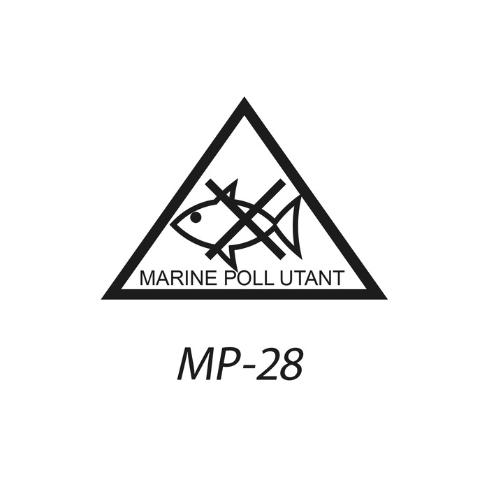 MP28 Peligros de Clase 9 Otros peligros contaminantes al mar Indique la señal de mercancia peligrosa que necesita