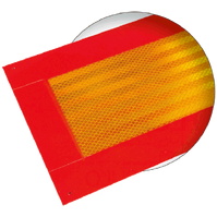 Placas indicadoras y de transporte  V6 Placa reflectante para señalización vehículo largo UE