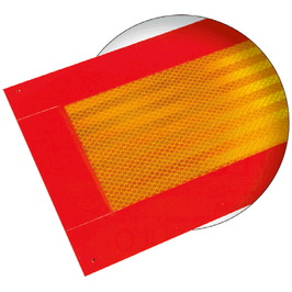 Placas indicadoras y de transporte  V6 Placa reflectante para señalización vehículo largo UE